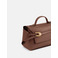 Seidenfelt handtasche braun 3