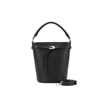 Seidenfelt handtasche schwarz