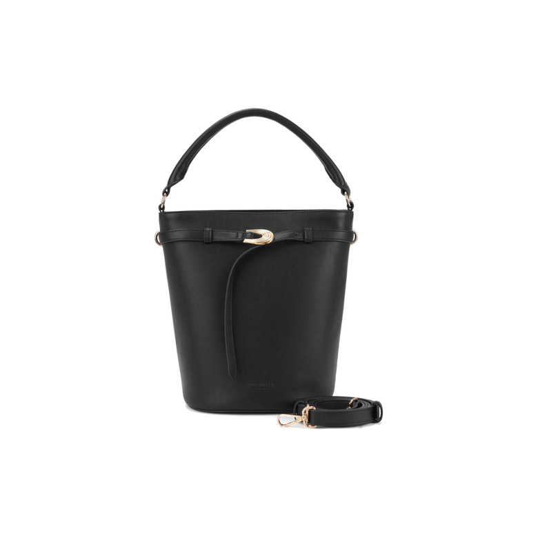 Seidenfelt handtasche schwarz 1