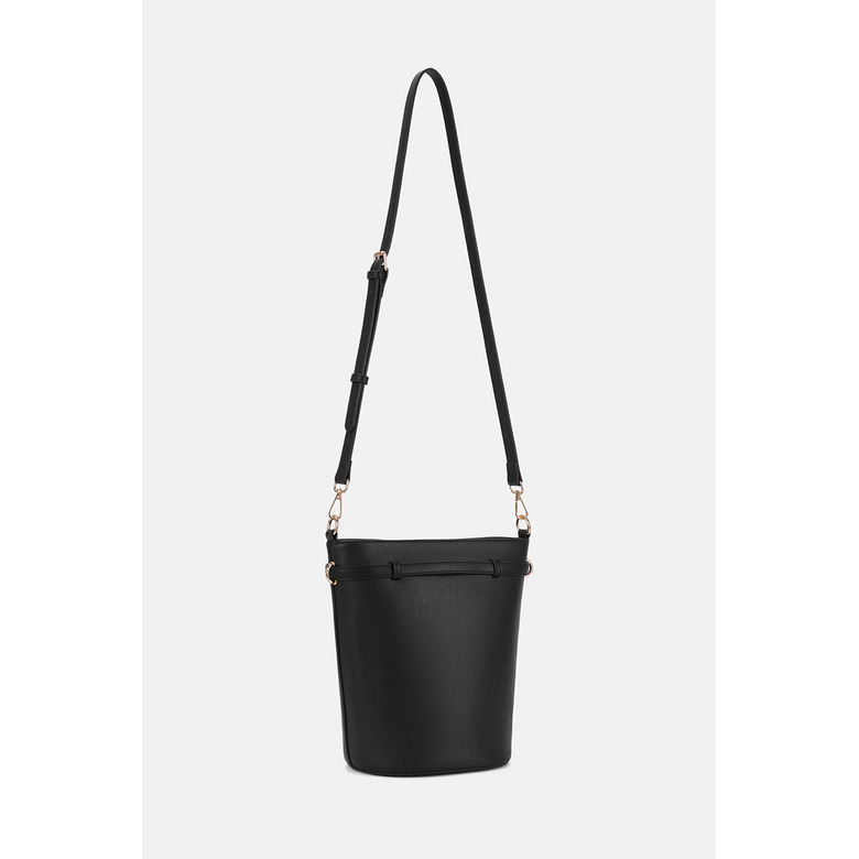 Seidenfelt handtasche schwarz 2