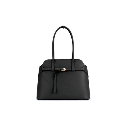 Seidenfelt handtasche schwarz