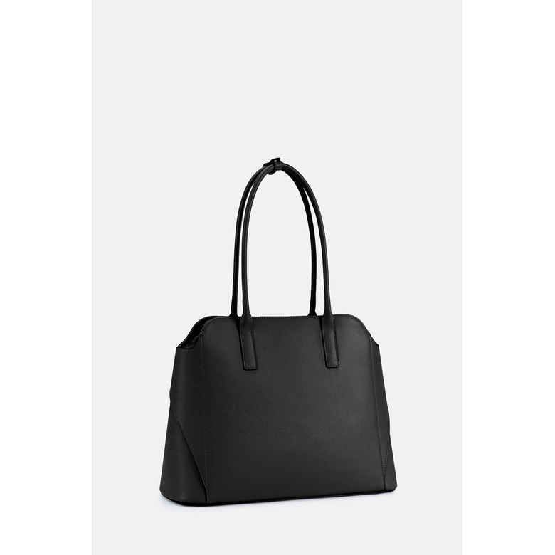 Seidenfelt handtasche schwarz 2