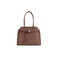 Seidenfelt handtasche braun 1