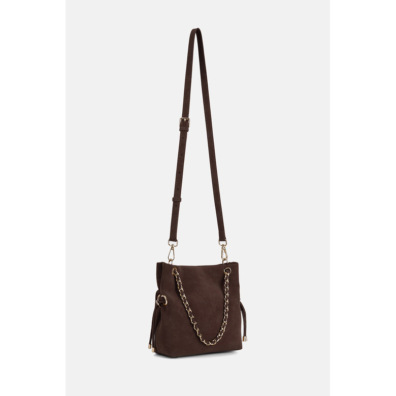 Seidenfelt schultertasche braun 2