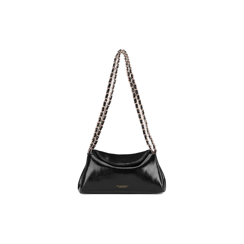 Seidenfelt crossbody zwart 1