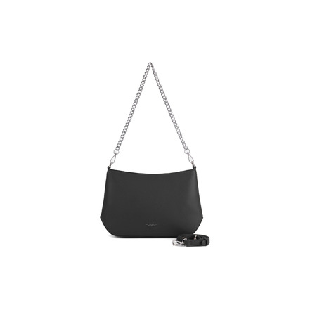 Seidenfelt crossbody zwart