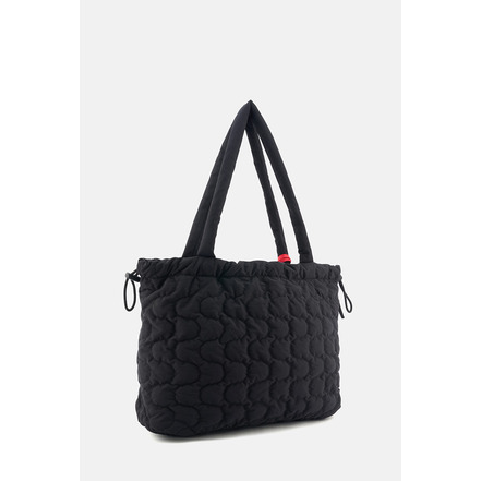 Seidenfelt shopper schwarz