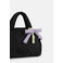 Seidenfelt handtasche schwarz 3