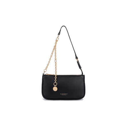 Seidenfelt shoulder bag black