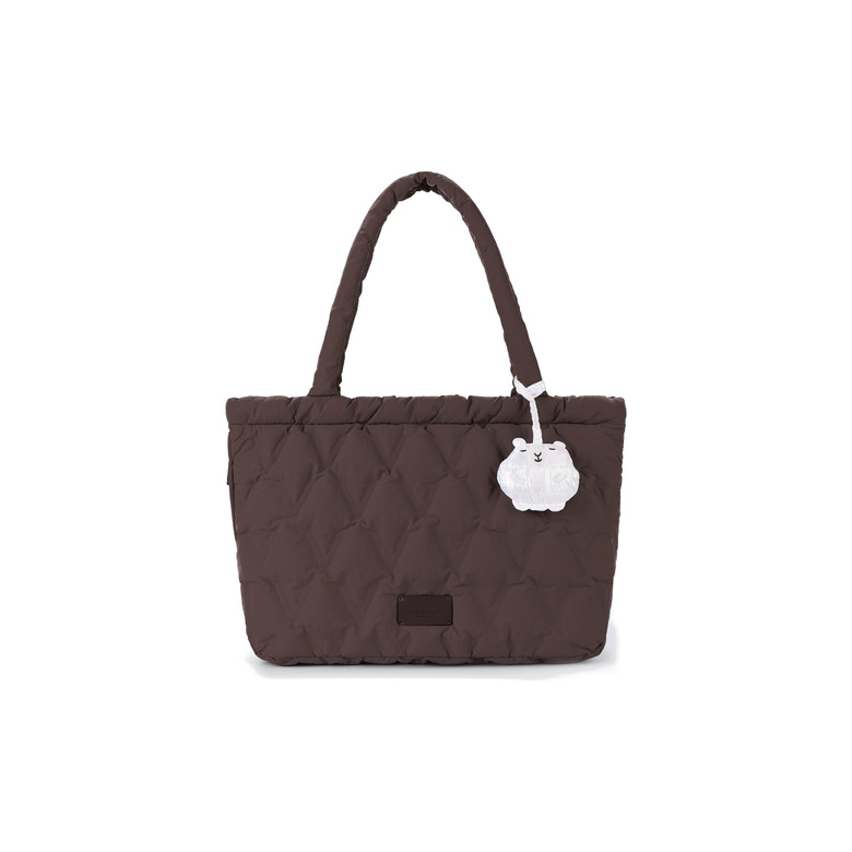 Seidenfelt shopper braun 1