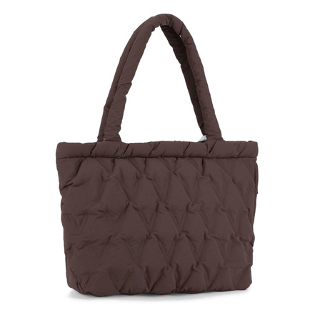 Seidenfelt shopper bruin