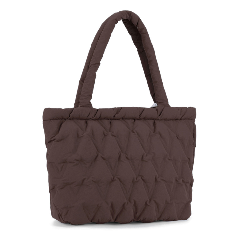 Seidenfelt shopper braun 2