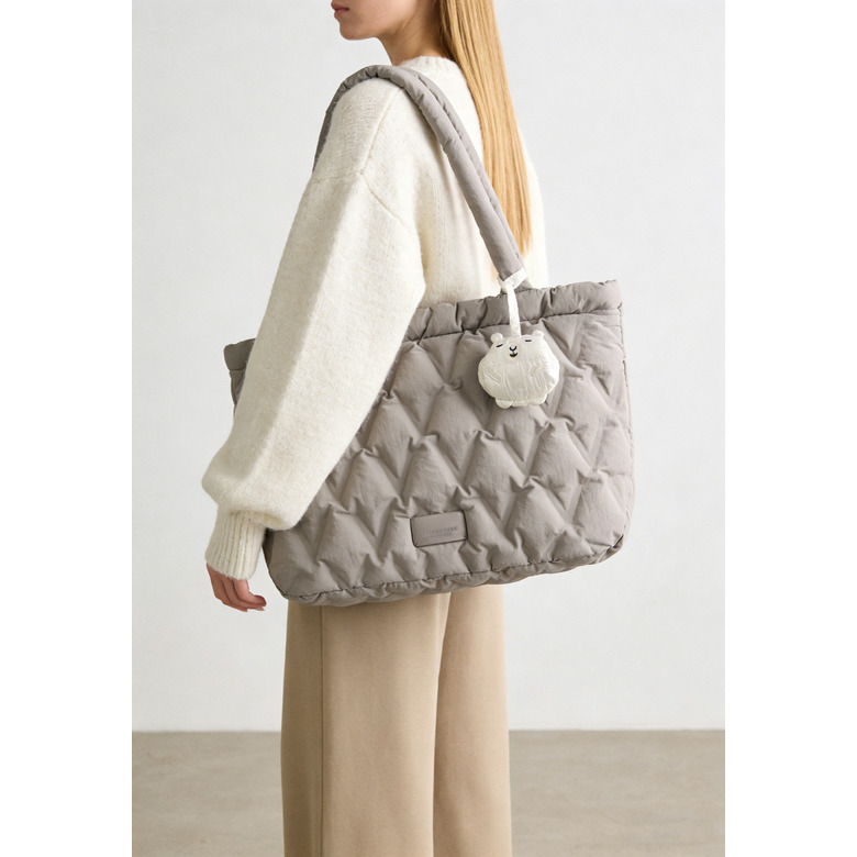 Seidenfelt shopper braun 5