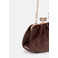 Seidenfelt handtasche braun 3