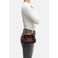 Seidenfelt handtasche braun 5