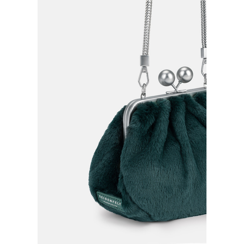 Seidenfelt handtasche grÜn 3