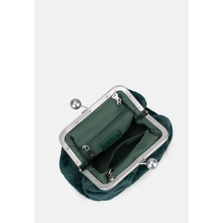 Seidenfelt handtasche grÜn 4
