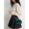 Seidenfelt handtasche grÜn 5