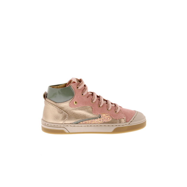 Stones And Bones chaussures à lacets rose gold 1