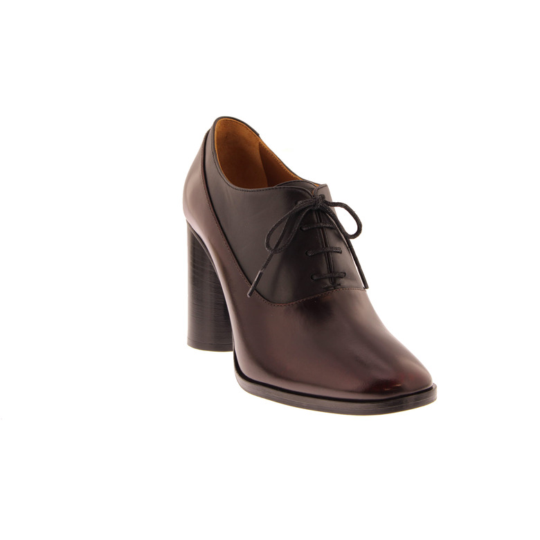 Atelier Content chaussures à lacets bordeaux 2