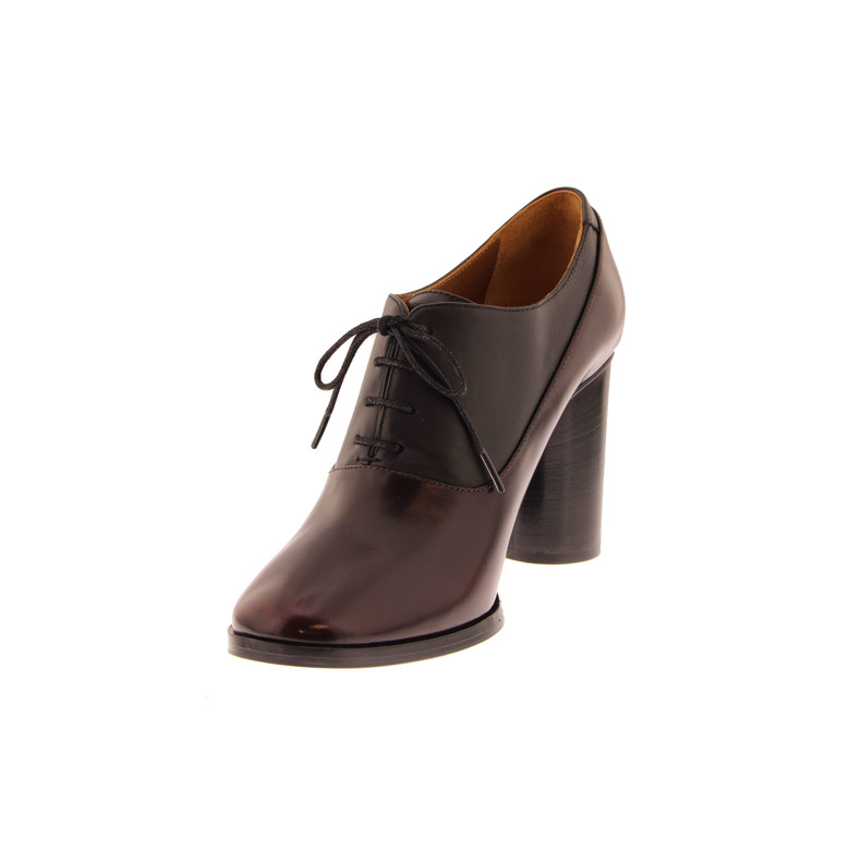Atelier Content chaussures à lacets bordeaux 3