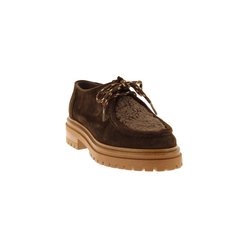 Ctwlk chaussures à lacets brun 2