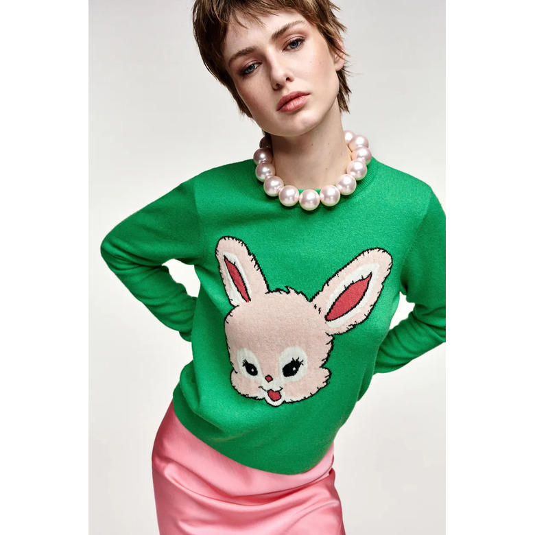 Essentiel pull vert 2