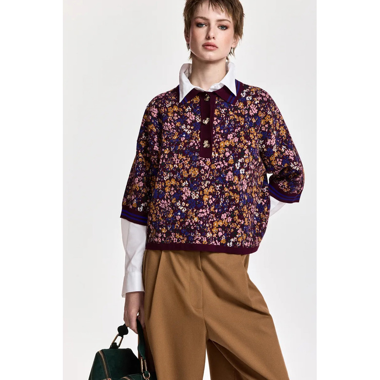 Essentiel polo violet 2