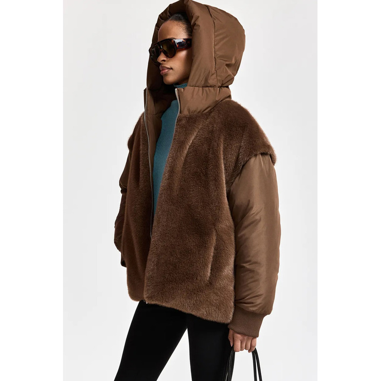 Essentiel vest brown 2