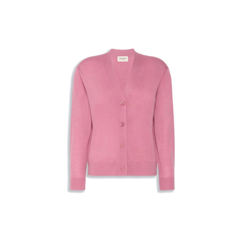 Weekend - Maxmara cardigan roze 1