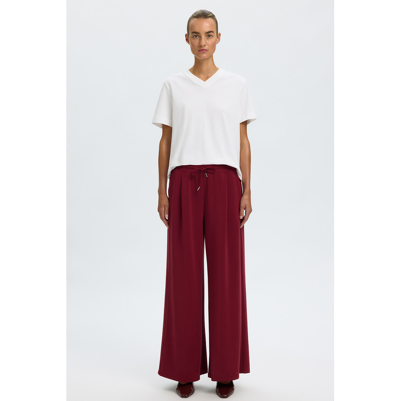 Selected Femme trousers bordeaux 2