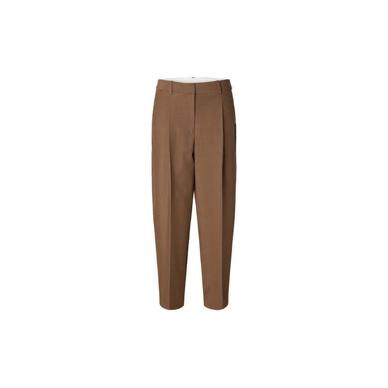 Selected Femme broek 32 inch camel 1