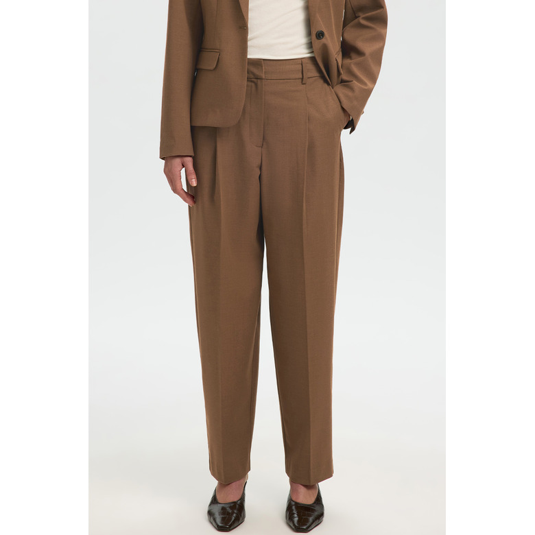 Selected Femme broek 32 inch camel 2