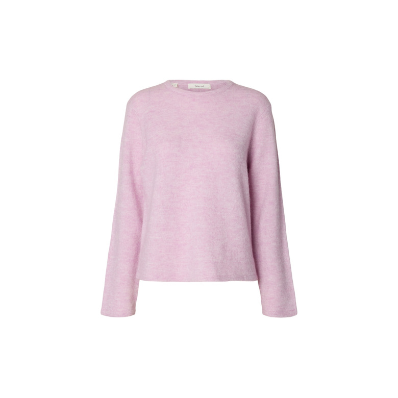 Selected Femme pull rose 1