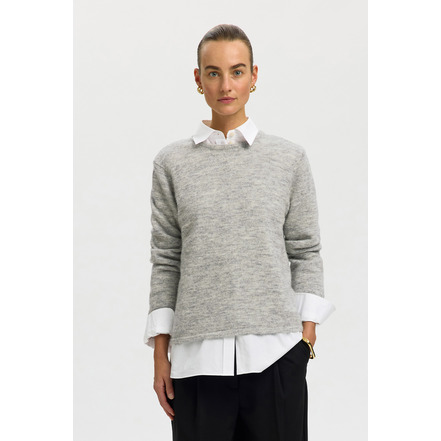Selected Femme trui grijs