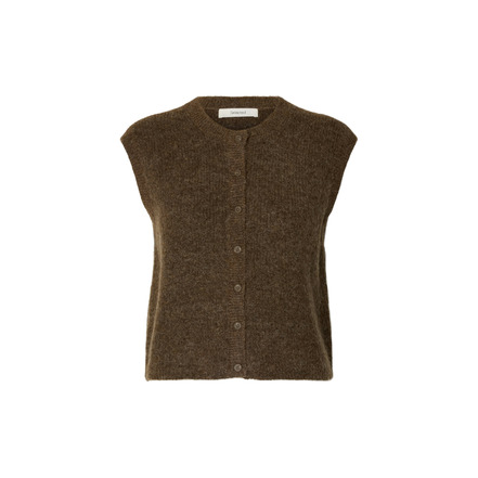 Selected Femme cardigan bruin