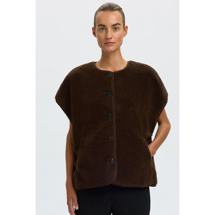 Selected Femme vest brown