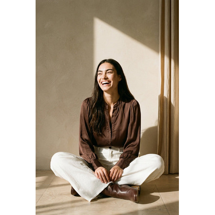 La Fee Maraboutee blouse bruin