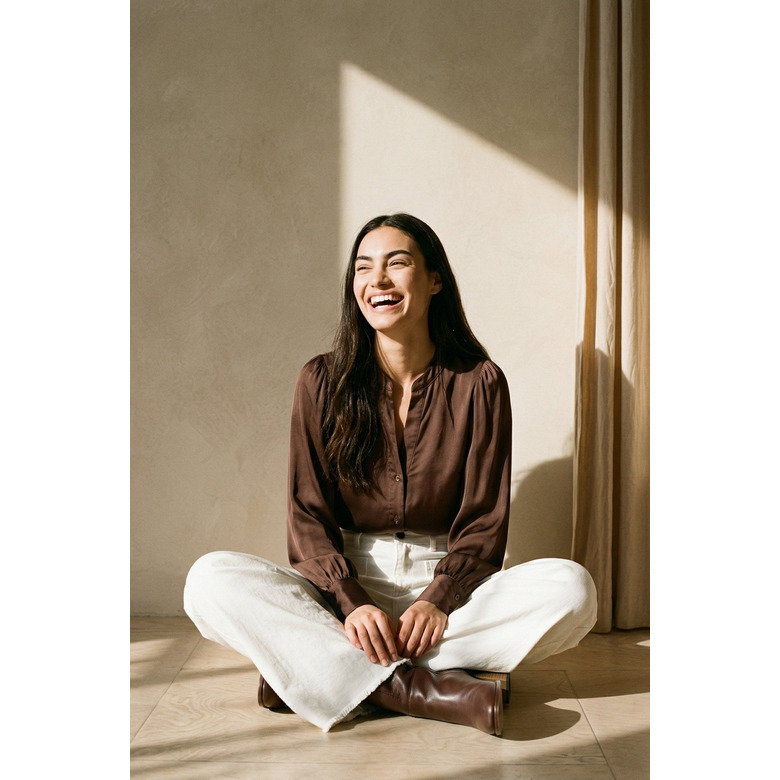 La Fee Maraboutee blouse bruin 2