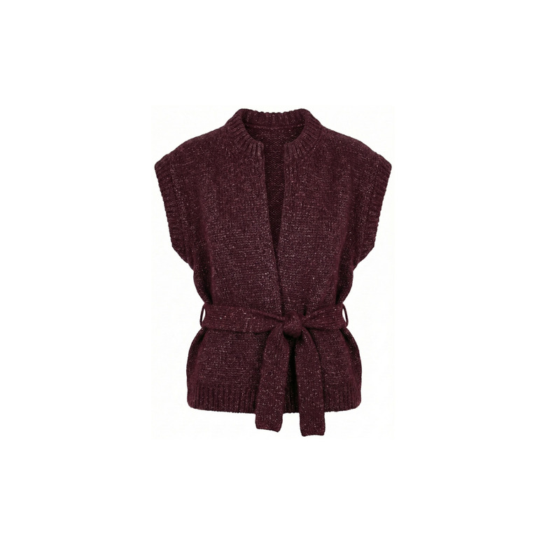 La Fee Maraboutee cardigan bordeaux 1