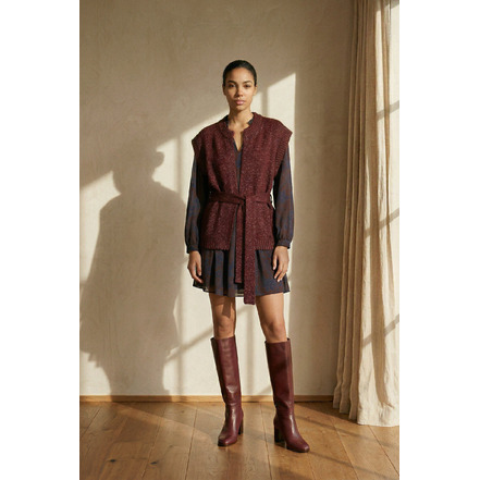 La Fee Maraboutee cardigan bordeaux
