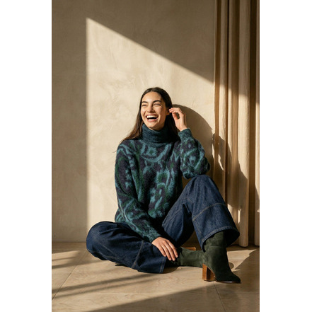 La Fee Maraboutee trui blauw