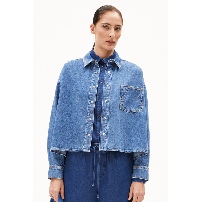 Armed Angels bluse blau 2