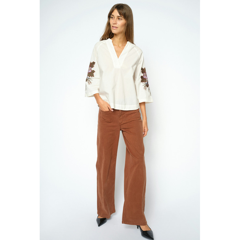 Mosmosh trousers 32 inch cognac 2