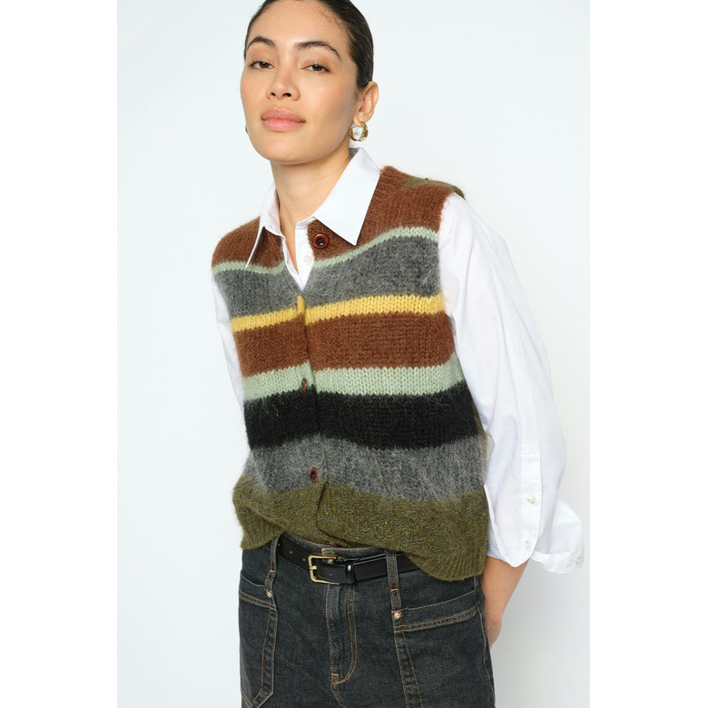 Mosmosh strickjacke multicolor 2