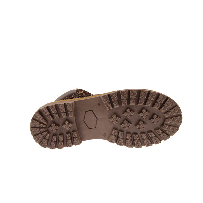 Poldino hohe schuhe braun 5