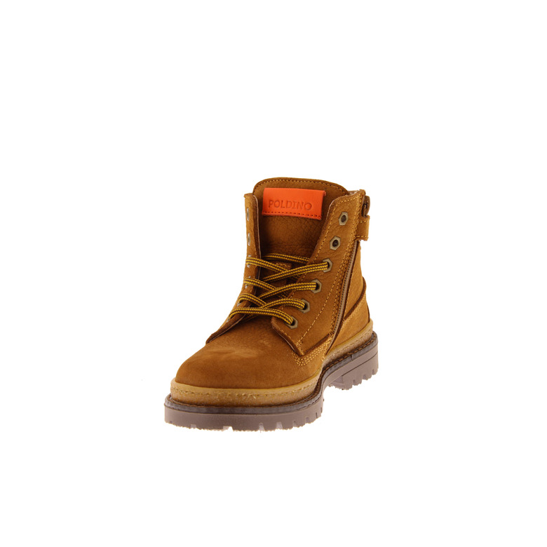 Poldino hohe schuhe cognac 3