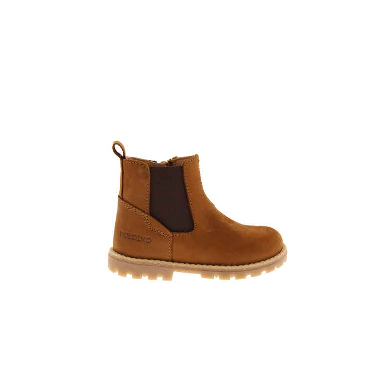 Poldino chaussures hautes cognac 1