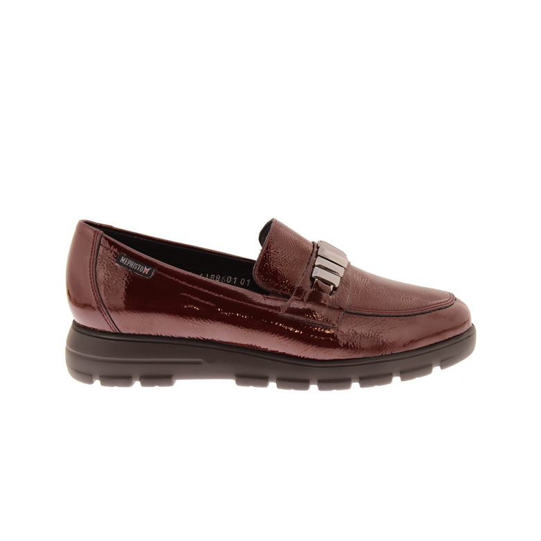 Mephisto mokassins & halbschuhe bordeaux 1