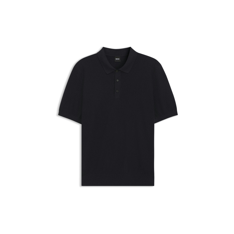 Boss polo bleu 1